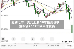 纽约汇市：美元上涨 10年期美债收益率创2007年以来比较高