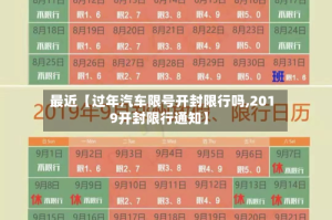 最近【过年汽车限号开封限行吗,2019开封限行通知】