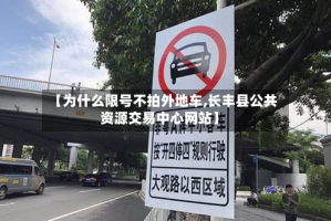 【为什么限号不拍外地车,长丰县公共资源交易中心网站】