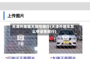 天津外地哪天限号限行(天津外地车怎么申请免限行)