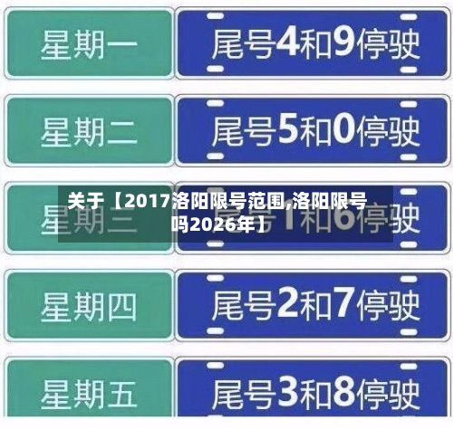 关于【2017洛阳限号范围,洛阳限号吗2026年】-第1张图片