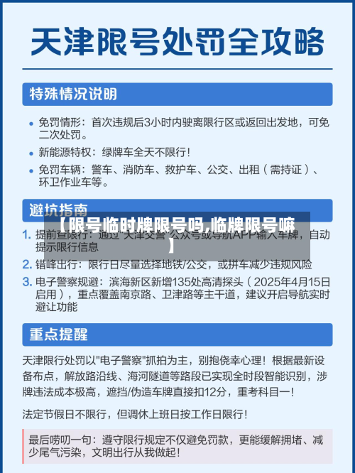 【限号临时牌限号吗,临牌限号嘛】-第2张图片