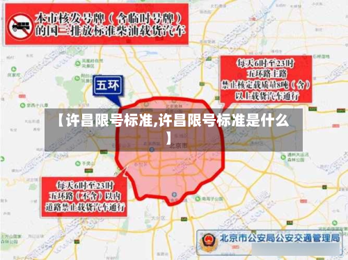【许昌限号标准,许昌限号标准是什么】-第2张图片