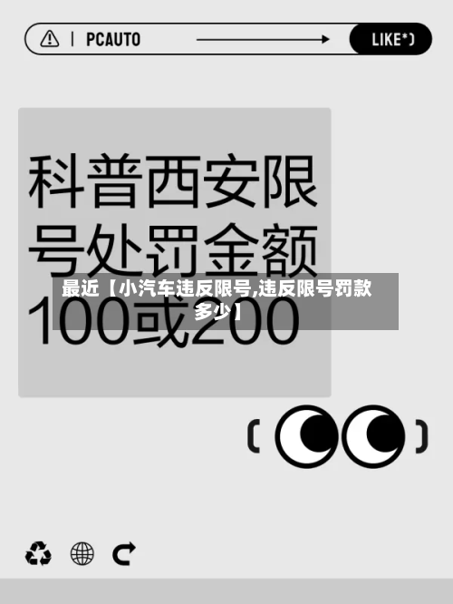 最近【小汽车违反限号,违反限号罚款多少】-第2张图片