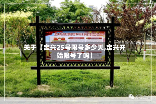 关于【定兴25号限号多少天,定兴开始限号了吗】-第3张图片