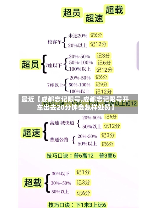 最近【成都忘记限号,成都忘记限号开车出去20分钟会怎样处罚】-第3张图片